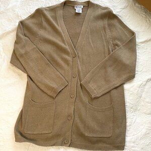 Blair Chunky Knit Oversized Loose Fit V Neck Button Front Sweater Cardigan